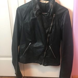 Hollister Leather Jacket (Large)